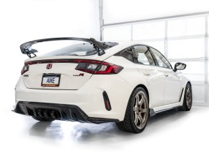 Honda Civic Type R Performance Exhaust - AWE Tuning - Cat Back Track Edition w/ Triple Diamond Black Tips - Diamond Black - 2023+